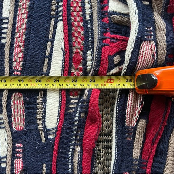 Vintage Old Glory Coogi Style 3D Cotton Knit Size XL Made in USA - Picture 6 of 8